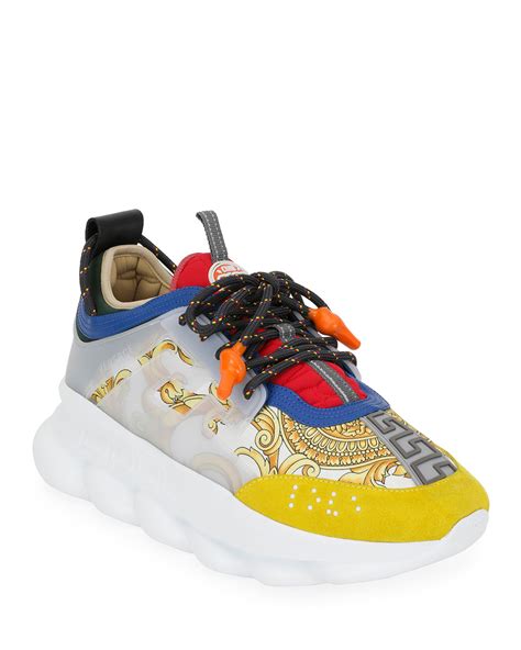 buy versace chain reaction sneakers|authentic versace chain reaction sneakers.